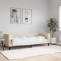 Letto da Giorno Crema 80x200 cm in Tessuto 353982