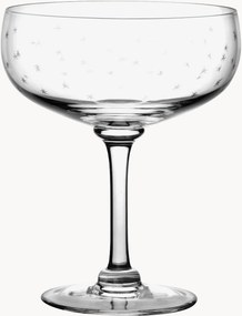 Set di 4 bicchieri da cocktail in cristallo soffiato Stars