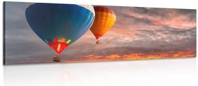 Stampa su tela – Volo di mongolfiere sopra le montagne