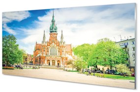 Quadro acrilico Cattedrale di Cracovia 100x50 cm