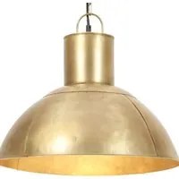 Lampada a Sospensione 25 W Ottone Rotonda 48 cm E27 320564