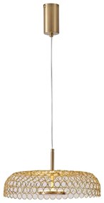 Lampadario LED a sospensione con filo LED/10W/230V 3000K oro diametro 35 cm