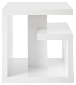 Tavolino design laccato bianco HALTON