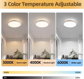 Brilagi - Apparecchio LED dimmerabile GLASS POOL DOUBLE LED/48W/230V 40 cm beige + telecomando