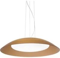 Sospensione Moderna Lena Vetro Coffee 3 Luci E27 D64Cm