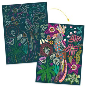 Carte da grattare - Animali tropicali