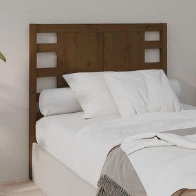 Testiera Per Letto Ambra 81x4x100 Cm İn Legno Massello Di Pino /