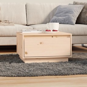 Tavolino da salotto 55x56x32 cm legno massello di pino