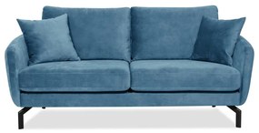 Divano in velluto blu 190 cm Magic - Scandic
