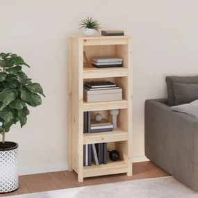 Libreria 50x35x125,5 cm in legno massello di pino