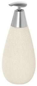 Dispenser Sapone Liquido in Ceramica Bianco gusto etnico Safari