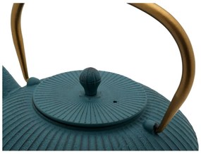 Teiera in ghisa blu 1,1 l Linhai - Bredemeijer