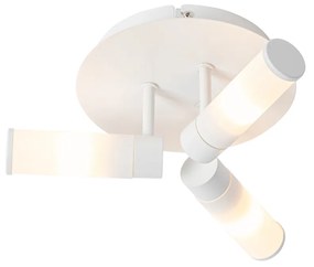Plafoniera bagno moderna bianca 3 luci IP44 - Bath