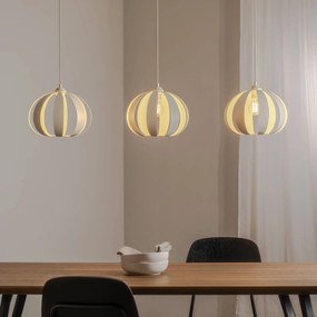 Lampada a sospensione Newton HELAM, dimmerabile, Crema / Ambra, Soggiorno / Sala da pranzo, Metallo, Lampada a sospensione
