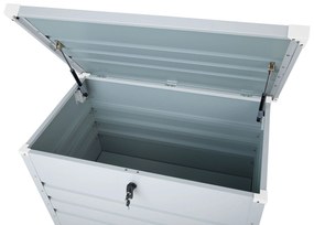Cesta da giardino in acciaio grigio chiaro 100 cm CEBROSA Beliani