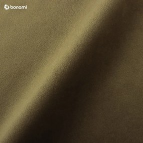 Poggiapiedi in velluto verde oliva Santo - Milo Casa