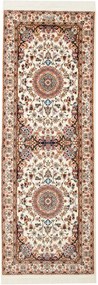 Nain Tappeto 80x220 Beige (Iran) Annodato A Mano