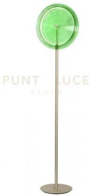 Piantana jokey verde diametro 40cm led 3000k 690lm 15w h.130+40cm