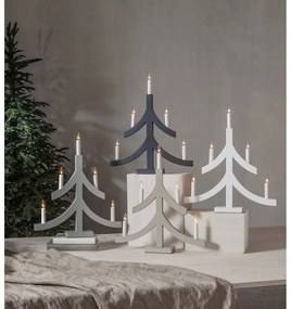 Decorazione luminosa natalizia grigio scuro Pagod - Star Trading