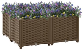 Fioriera Rialzata 80x80x38 Cm İn Polipropilene /