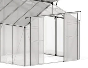 GFP 256 x 192 cm Serra, Con set XL, 6 mm lastre alveolari a doppio strato - (GFPV00738)