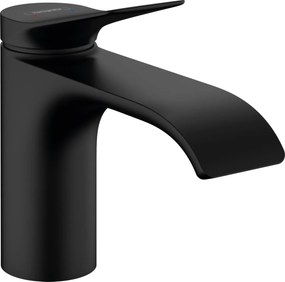 Miscelatore monocomando lavabo 80 con piletta Nero Opaco Hansgrohe Vivenis 75010670