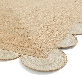 Tappeto di colore naturale in iuta 160x230 cm Savannah Jute – Think Rugs