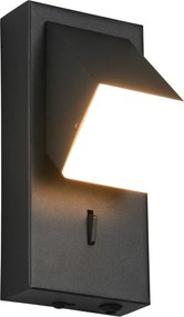 Applique nero opaco a LED Raglan - Trio