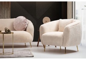 Poltrona beige Istiridye - Artie