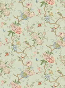 GP & J Baker Carta da parati Oriental Bird - Eau De Nil
