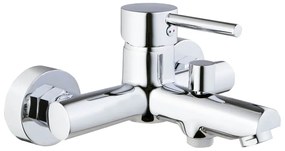 Rubinetto per vasca getto laminare cristallino Hilo per muro cromo SENSEA