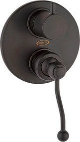 Rubinetto per doccia getto laminare cristallino Lingaa nero JACUZZI RUBINETTERIA