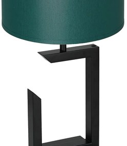 Lampada da tavolo 1xE27/60W/230V 45 cm verde/oro