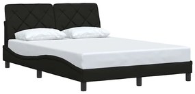 Giroletto Senza Materasso Nero 120x200 Cm Tessuto /