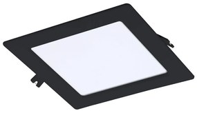 Rabalux 71230 - Lampada LED da incasso SHAUN LED/12W/230V 17x17 cm nero