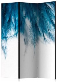 Paravento Sapphire Feathers [Room Dividers]
