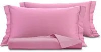 Parure copripiumino matrimoniale raso rosa malva SmartDecoHome