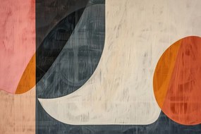 Stampa su tela – Japandi forme discrete