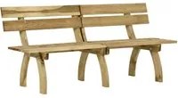 Panchina da Giardino 220 cm in Legno di Pino Impregnato cod mxl 45959