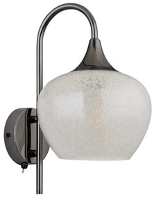 Globo 15548WK - Applique MAXY 1xE27/40W/230V bianco/antracite