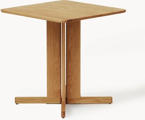 Tavolo da pranzo in legno di quercia Quatrefoil 68 x 68 cm