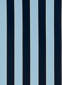 Osborne & Little Carta da parati Regency Stripe - Navy/ Sky