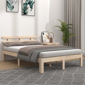 Giroletto Senza Materasso İn Legno Massello 160x200 Cm /