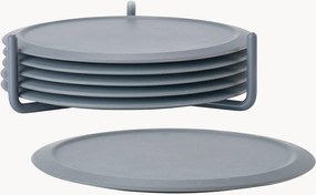 Set di 6 sottobicchieri in vetro Singles