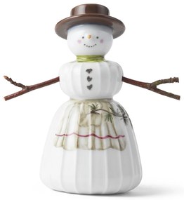 Statuetta natalizia in porcellana (altezza totale 9 cm) Hammershøi Snowwife – Kähler Design