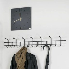 Attaccapanni da parete nero in metallo 119 cm Barato – Spinder Design