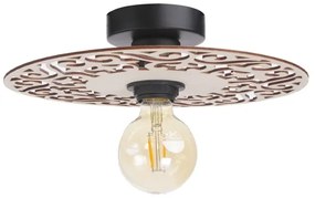 Lampadario a plafone FALCO 1xE27/60W/230V diametro 30 cm beige