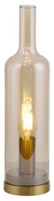 JUST LIGHT. 14006-27 - Lampada da tavolo BOTTLE 1xE14/25W/230V beige/fumé