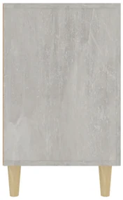Credenza grigio cemento 100x36x60 cm in legno multistrato
