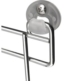 Aqualine - Mensola a muro per doccia a tre livelli CROMO LINE cromo lucido